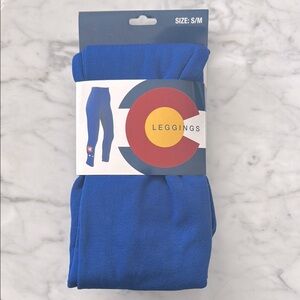NWT Royal Blue Leggings size S/M with Colorado emblem